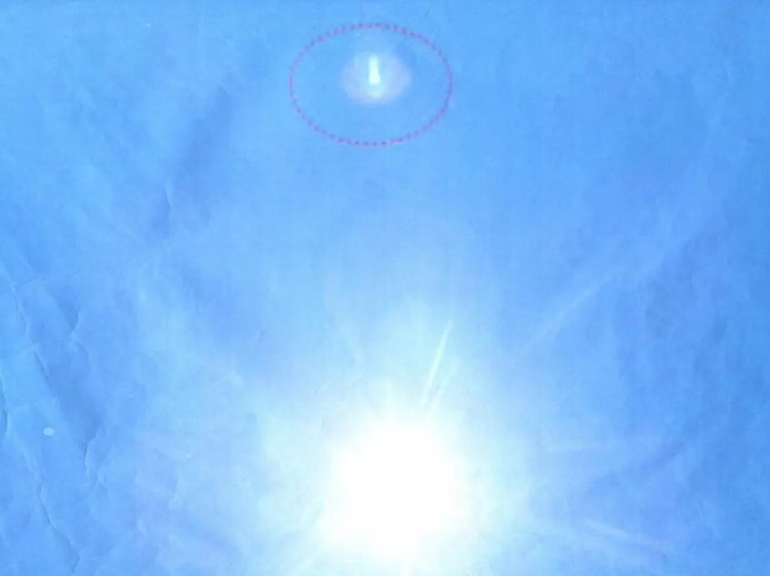 Lens flare example
