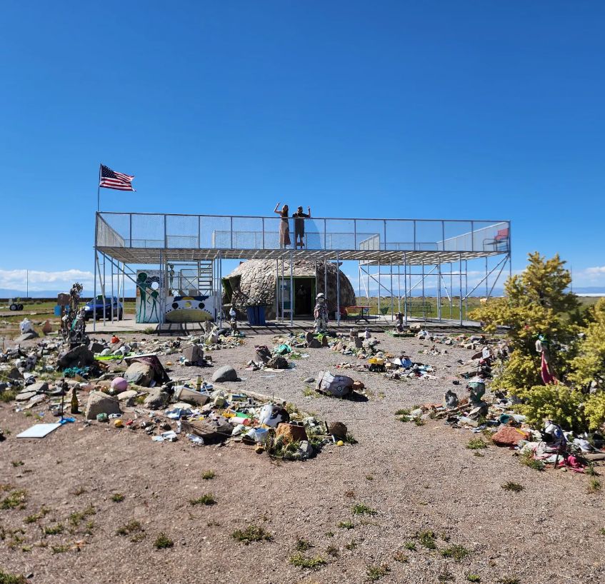 UFO Watchtower near Hooper, Colorado