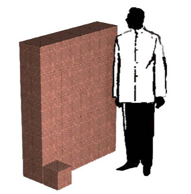 Numworks Python lets us calculate the size of a big stack of pennies