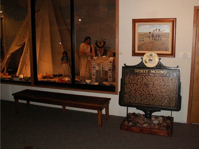 An exhibit in the W.H.Over Museum